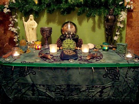 Altars Green Man Altar 2 By Druidstone At Deviantart Green Man