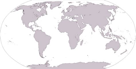 10 Best Blank World Maps Printable Printableecom Printable Blank