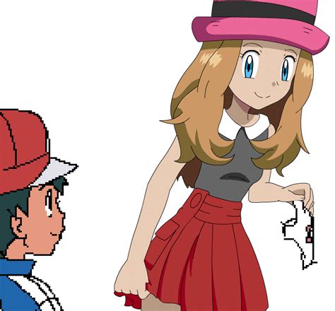 Ash Ketchum And Serena Pokemon And More Drawn By Jitan. 