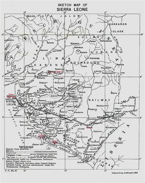 Sierra Leone Maps Perry Castañeda Map Collection Ut Library Online
