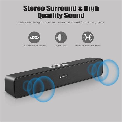 TV Soundbar Wired And Wireless Home Surround Speaker Sound Bar For PC