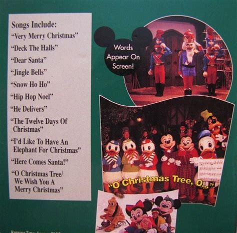 Walt Disney Sing Along Songs The Twelve Days Of Christmas Vhs Video