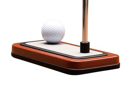 Premium Ai Image The Compact Putting Trainer Transforming Space Into A Golf Training Haven