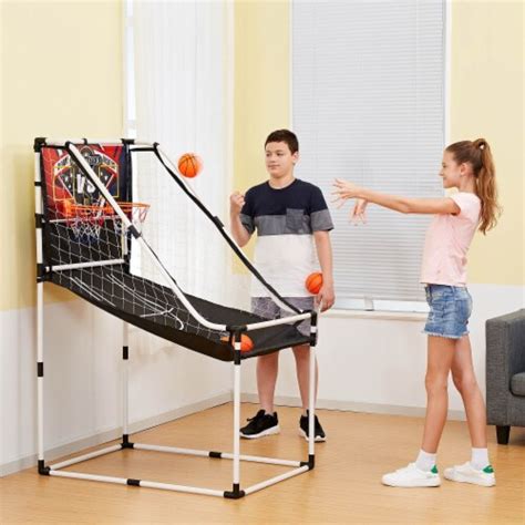 Lancaster 2 Player Junior Indoor Arcade Basketball Dual Hoop Shooting