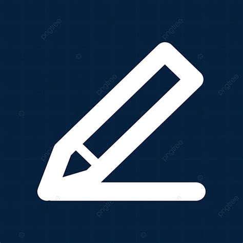 Blue Edit Icon Png