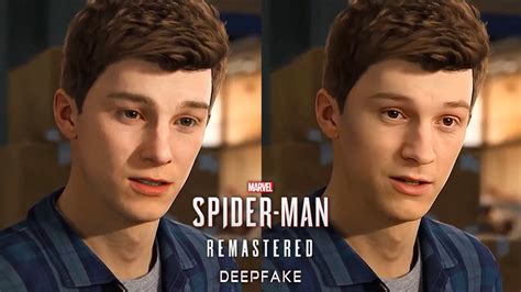 Tom Holland As Peter Parker In Marvels Spider Man Remastered