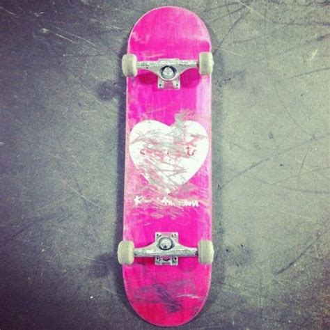 Pink Skateboard Love Snowboard Art Pink Pinkalicious