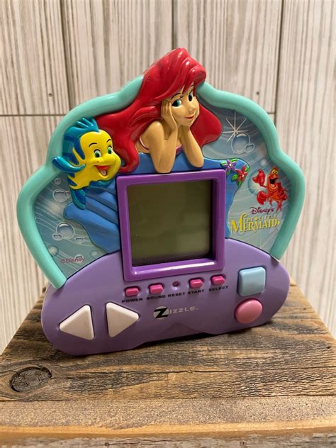 Disney The Little Mermaid Handheld Game Electronic Aquarium Town