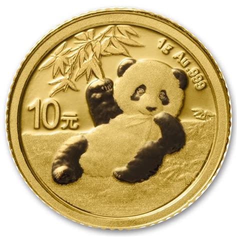 Moneda Panda de Oro 1 g 2020 - Dracma Metales de Inversión
