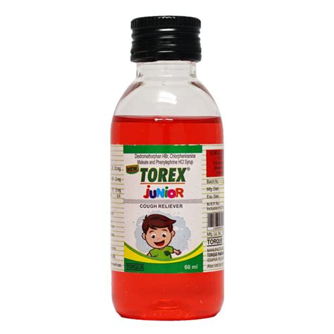 Buy Torex Junior New Syrup 60ml Online At Upto 25 Off Netmeds