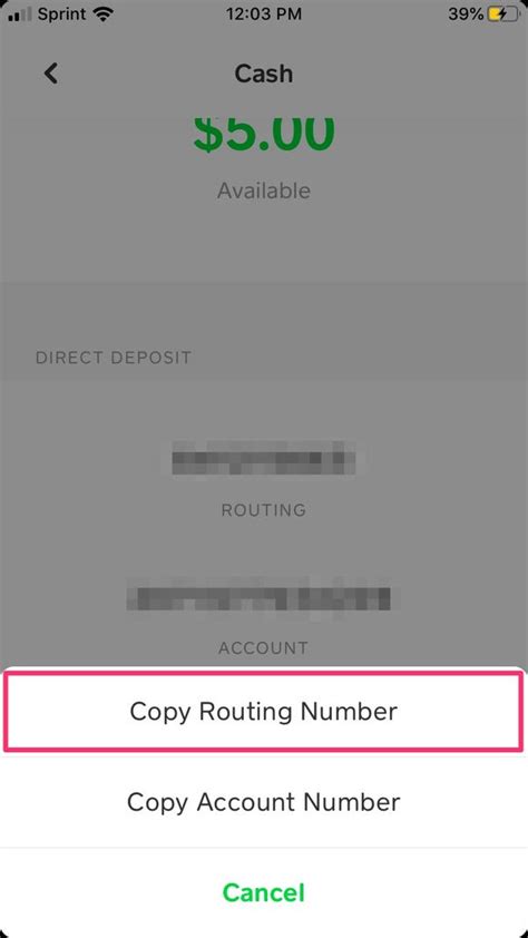 Bank aba check routing number is a code printed on your checks. How to find your Cash App routing number and set up direct ...