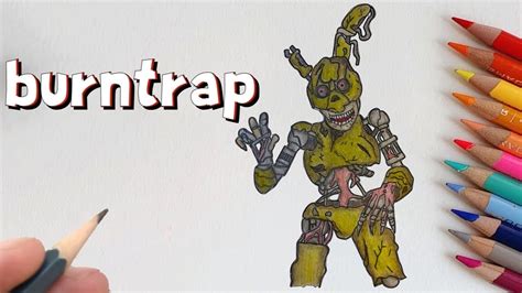 How To Draw Burntrap Fnaf Security Breach Youtube