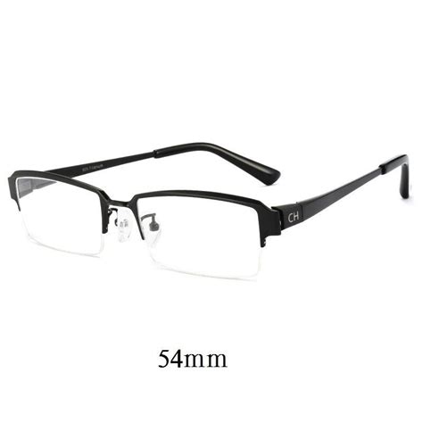 cubojue unisex semi rim rectangle titanium eyeglasses titanium eyeglasses eyeglasses