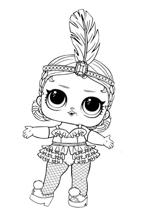 Lol Coloring Pages Doll Surprise Dawn