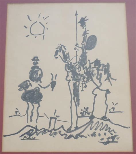 Sold Price Pablo Picasso Don Quixote Print Invalid Date Edt