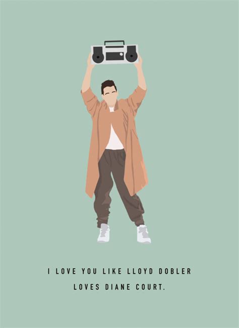 Say Anything Lloyd Dobler Love Card By Bonne Nouvelle Cardly