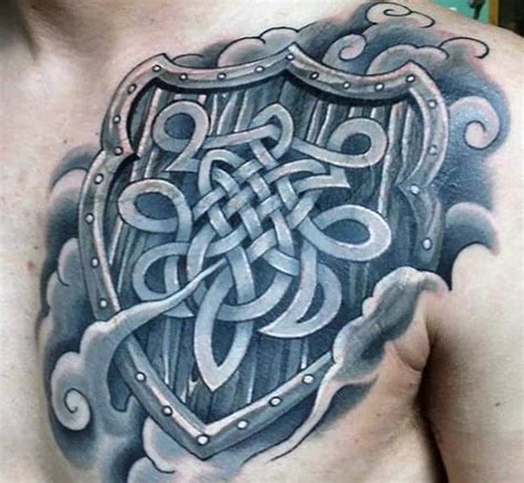 Distinct in a simple way, the celtic knot gives the ideal celtic neck tattoo for men. 40 Celtic Tattoos For Men - Cool Knots And Complex Curves