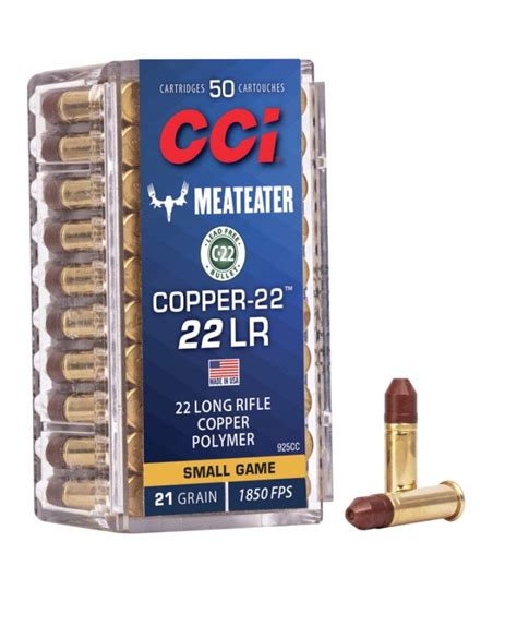 Cci Copper 22 22 Lr 21gr 50rdsbox Montreal Firearms Recreational Center
