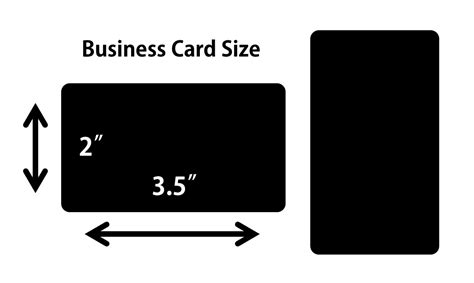 Standard Business Card Size • Gethow