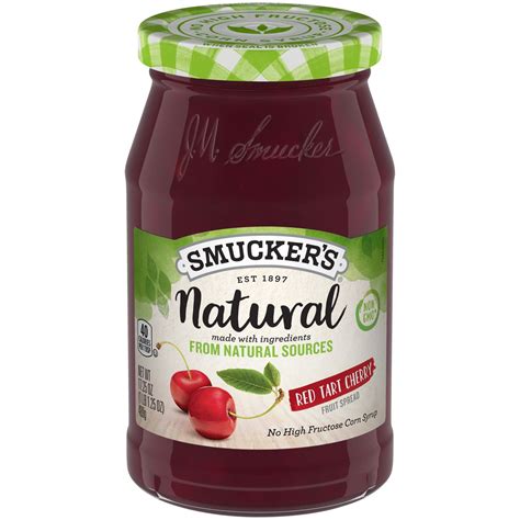 Natural Red Tart Cherry Fruit Spread Smuckers