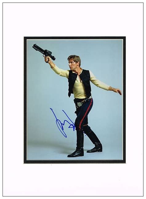 Harrison Ford Autograph Photo Signed Han Solo Star Wars For Sale