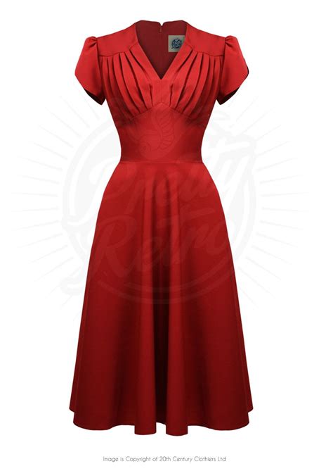 Retro S Style Swing Dress In Red Swing Dress S Swing Dress Dresses