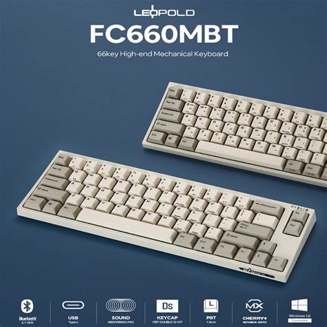 Jual Leopold Fc660m Bluetooth Pd White Two Tone Cherry Mx Silent Red
