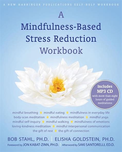 mindfulness based stress reduction workbook [with cd audio ] in paperback by bob stahl elisha