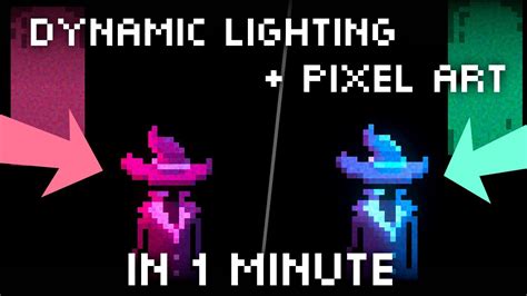 Dynamic Pixel Art Lighting In Unity In 1 Minute Tutorial Youtube