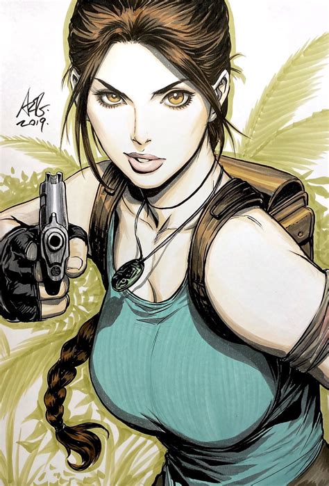 Lara Croft By Stanley Lau Imgur Female Character Design Character Art Comic Books Art