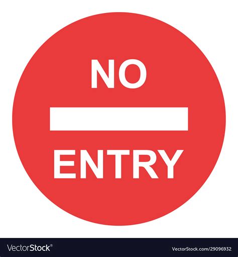 Premium Vector No Entry Sign Images And Photos Finder