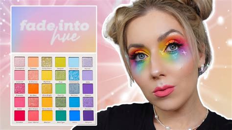 Colourpop Fade Into Hue Palette 🌈 Tutorial Review Swatches Youtube