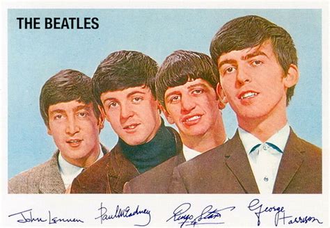 Vintage Beatles Postcard