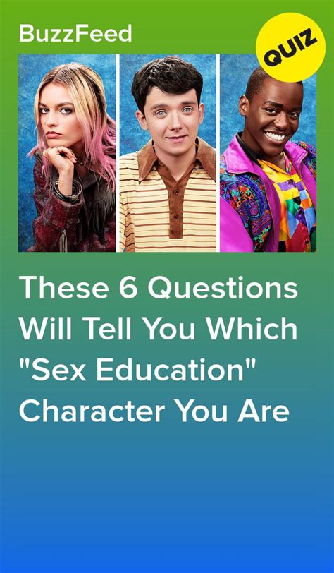 Which Two Sex Education Characters Are You Artofit