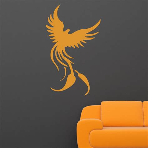 Phoenix Rising Mythical Wall Sticker Decal World Of Wall Stickers