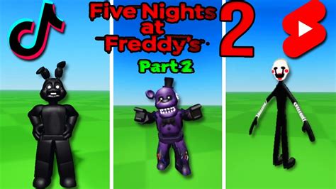 Fnaf 2 Roblox Outfits Compilation Pt 2 🎉 Youtube
