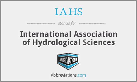 What Does Iahs Stand For