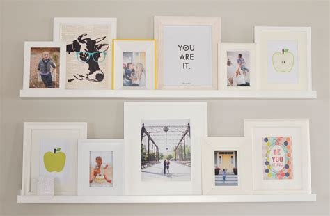 Our Cheerful Updated Foyer Gallery Wall On A Budget Using Free Printables