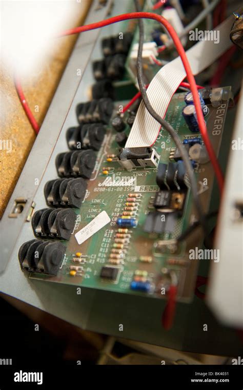 Circuit Board Inside Marshall Amplifier Stock Photo Alamy