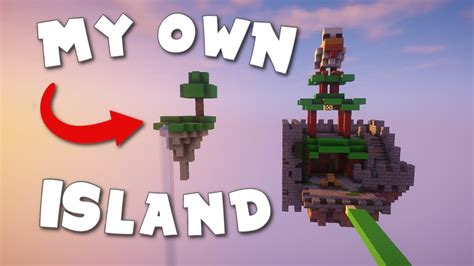 Building My Own Island In Bedwars And I Won Youtube
