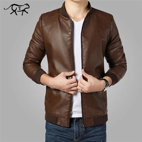 2018 New Arrival Leather Jackets Mens Jacket Male Outwear Mens Coats