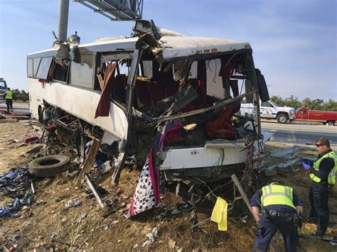 Catastrophic Charter Bus Crash Leaves Five Dead La Driver