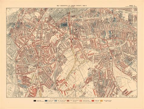 19th Century London Map Old Maps Of London Old Maps Victorian London