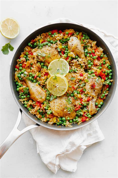 Pitted and stuffed green olives can be used in place of the black olives. Arroz Con Pollo - A Beautiful Plate