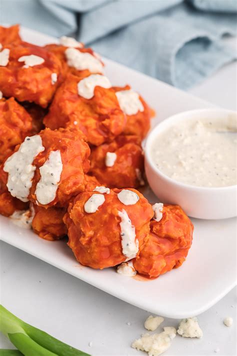 Buffalo Chicken Meatballs With Blue Cheese Sauce 4 Sons R Us