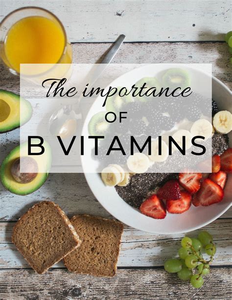 The Importance Of B Vitamins For Good Health Life Improvement