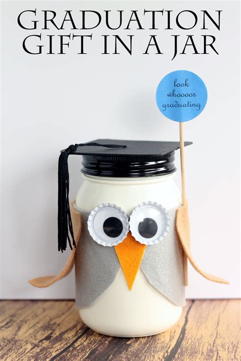 College graduation season signifies the start of the real world for many college graduates who will soon be navigating an entire new set of work duties gift cards and cash are gifts that will never be turned down, but for those looking for other college graduation gift ideas, you'll find great ideas sure. How to Make a Graduation Mason Jar Gift - The Country Chic ...