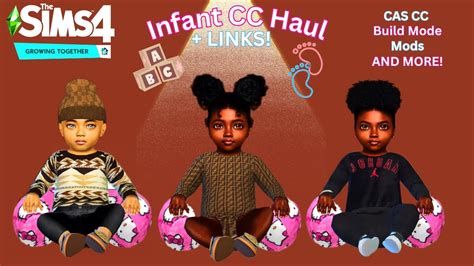 Sims 4 Infants Cc Haul With Links Maxis Match And Alpha Cc Clothes
