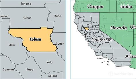 Colusa County Map