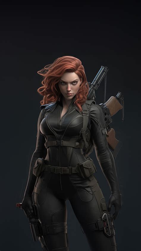 2160x3840 Black Widow Cgi 5k Sony Xperia Xxzz5 Premium Hd 4k